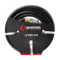 Шланг гумовий повітряний армований до 20 атм 8 x 15 мм 10м зі швидкороз'ємними з'єднаннями INTERTOOL PT-1731