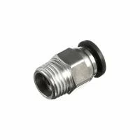 З'єднання цангове для поліуретанових та ін. шлангів 8 мм, 1/4" зовнішня різьба INTERTOOL PT-2302