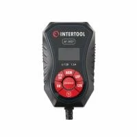 Зарядний пристрій 6/12 В, 1,5 А, 1,2-40 Аг, зимовий режим зарядки, дисплей, з мікропроцесором INTERTOOL AT-3027