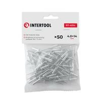 Заклепка алюмінієва 4.0 x 14.0 мм, уп. 50 шт. INTERTOOL RT-4014