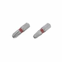 Комплект викруткових насадок, PH3, 1/4"×25 мм, S2, 2 од., STORM INTERTOOL VT-0219