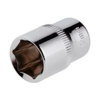 Головка шестигранна 1/4", 12×25 мм, Cr-V, STORM INTERTOOL ET-0442
