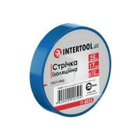 Стрічка ізоляційна 0.15мм*17мм*25м синя INTERTOOL IT-0025