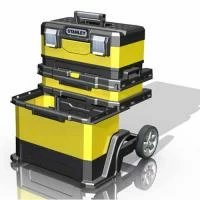 Ящик металлопластмассовий Rolling Workshop, розміри 568x730x389 мм, на колесах STANLEY 1-95-621