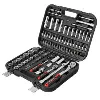 Набір інструментів 1/2" & 1/4", 94 од., Cr-V INTERTOOL ET-8094