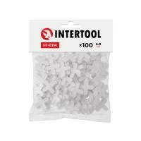 Набір дистанційних хрестиків для плитки 6.0 мм / 100 шт INTERTOOL HT-0356