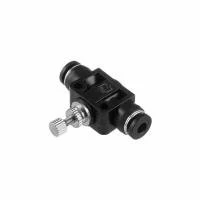 З'єднання цангове пряме з регулятором для поліуретанових та ін. шлангів 4×4 мм INTERTOOL PT-2395