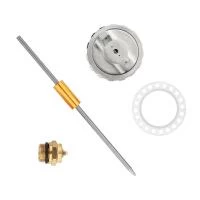 Комплект форсунки 1.8мм для фарбопульта HP РТ-0204, PT-0205, PT-0210, PT-0211 (дюза, повітряна головка, голка) INTERTOOL PT-2005