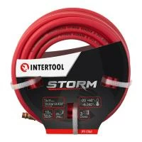 Шланг гібридний, професійний, 20 атм, 6×11 мм, 10 м, з латунними швидкороз'ємними з'єднаннями, STORM INTERTOOL PT-1761