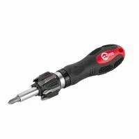 Викрутка реверсивна з комплектом насадок 7од. INTERTOOL HT-0408