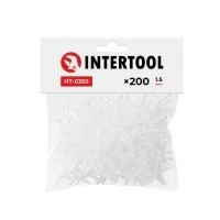 Набір дистанційних хрестиків для плитки 1.5 мм / 200 шт INTERTOOL HT-0350