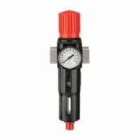 Фільтр для очищення повітря з редуктором 3/4", 5 мкм, 2600 л/хв., метал, професійний INTERTOOL PT-1417