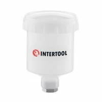 Бачок пластиковий міні для HVLP з внутрішньою різьбою M14x1, 125 мл INTERTOOL PT-1900