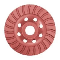 Фреза шліфувальна торцева алмазна Turbo 125 x 22.2мм INTERTOOL CT-6225