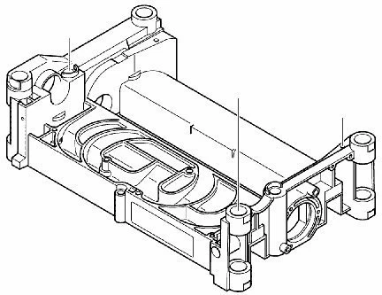 Вузол корпусу 2012NB Makita 2012NB