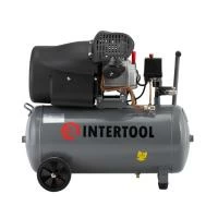 Компресор 50 л, 2230 Вт, 220 В, 10 aтм, 354 л/хв, 2 циліндри INTERTOOL PT-0004