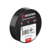 Стрічка ізоляційна, 17 мм * 15 мм * 0.15 мм, чорна INTERTOOL IT-0016