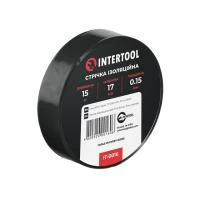 Стрічка ізоляційна, 17 мм * 15 мм * 0.15 мм, чорна INTERTOOL IT-0016