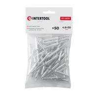 Заклепка алюмінієва 4.8 x 30.0 мм, уп. 50 шт. INTERTOOL RT-4830