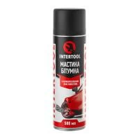 Мастика бітумна, аерозоль, 500 мл INTERTOOL FS-6850