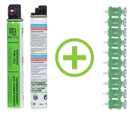 Комплект газовый баллон MG FC165+ дюбель-гвоздь 16мм для газовых монтажных пистолетов