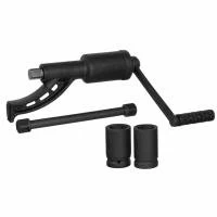 Ключ балонний роторний для вантажних авто, 310 мм, передавальне відношення 1:56, макс. крутний момент 5000 Nm, головки 32, 33 мм, кейс INTERTOOL XT-0004