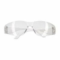 Окуляри захисні, прозорі, лінзи полікарбонат, заушники полікарбонат, захист від удару INTERTOOL SP-0083