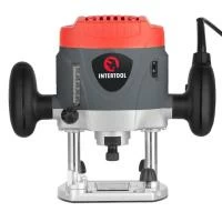 Фрезер, 1200 Вт, 8000-28000 об/хв., цанга 6/8 мм, макс глибина 52 мм INTERTOOL DT-0950