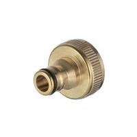 Адаптер латунний для з'єднувача 1/2" з внутрішньою різьбою 3/4", STORM INTERTOOL GE-1208