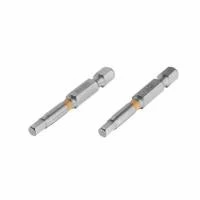 Комплект викруткових насадок, Hex H4, 1/4"×50 мм, S2, 2 од., STORM INTERTOOL VT-0228
