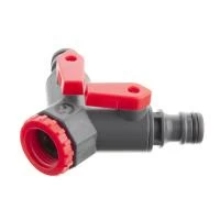 Розподілювач 2-канальний 1/2", з внутрішньою різьбою 1/2" та 3/4" на вході, регулювання кожного каналу INTERTOOL GE-2003