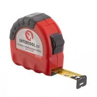 Рулетка з металевим полотном, з фіксатором, 3 м, 16 мм, "EXTRA" INTERTOOL MT-0203
