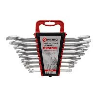Набір ключів ріжкових, 8 шт., 6-22 мм Cr-V INTERTOOL HT-1002