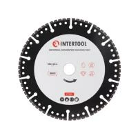 Диск універсальний сегментний алмазний, 180 мм, 16-18%, 8600 об/хв INTERTOOL CT-1011