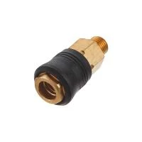 Швидкороз'ємне з'єднання із зовнішньою різьбою 1/4", латунь INTERTOOL PT-1815
