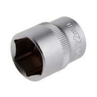 Головка шестигранна 1/2", 22мм*38мм. INTERTOOL ET-2022