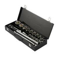 Набір інструментів STORM, 3/4", Cr-V, 21 од., головки: 19-50 мм INTERTOOL ET-8321