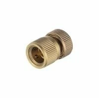 Конектор латунний 1/2" на шланг 1/2", STORM INTERTOOL GE-1216