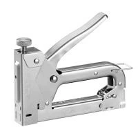 Степлер будівельний під скобу 11,3×0,7×4-14 мм, хром, STORM INTERTOOL RT-0107
