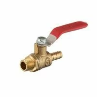 Кран кульовий повітряний, латунь, зовнішня різьба 1/4" на шланг 8 мм, STORM INTERTOOL PT-1888