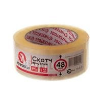 Скотч прозорий 45 мм * 200 м * 52 мкм INTERTOOL KT-0904