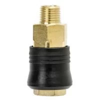 Швидкороз'ємне з'єднання із зовнішньою різьбою 1/4", латунь INTERTOOL PT-1815