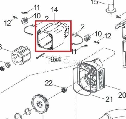 Корпус статора Phiolent МД1-11Э Корпус статора Phiolent МД1-11Э