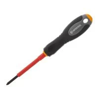 Викрутка хрестова ізольована PH0 * 60 мм, 1000 В INTERTOOL VT-3210
