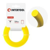 Лiска для тримера "коло", 2.4 мм x 15 м INTERTOOL DT-2303
