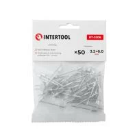 Заклепка алюмінієва 3.2 x 6.0 мм, уп. 50 шт. INTERTOOL RT-3206