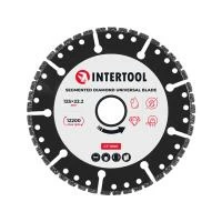 Диск універсальний сегментний алмазний, 125 мм, 16-18%, 12200 об/хв INTERTOOL CT-1000
