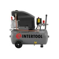 Компресор 24 л, 1500 Вт, 220 В, 8 атм, 206 л/хв. INTERTOOL PT-0010