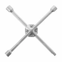 Ключ балонний хрестовий посилений, 14" * 355 м, D=16 мм, 17, 19, 1/2", 21 мм INTERTOOL HT-1604