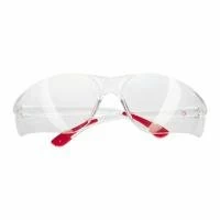 Окуляри захисні, прозорі, лінзи полікарбонат, заушники полікарбонат, захист від удару INTERTOOL SP-0087